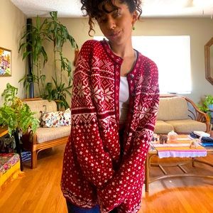 Vintage L.L Bean Christmas knit sweater